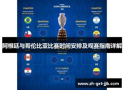 阿根廷与哥伦比亚比赛时间安排及观赛指南详解 阿根廷与哥伦比亚比赛时间安排及观赛指南详解